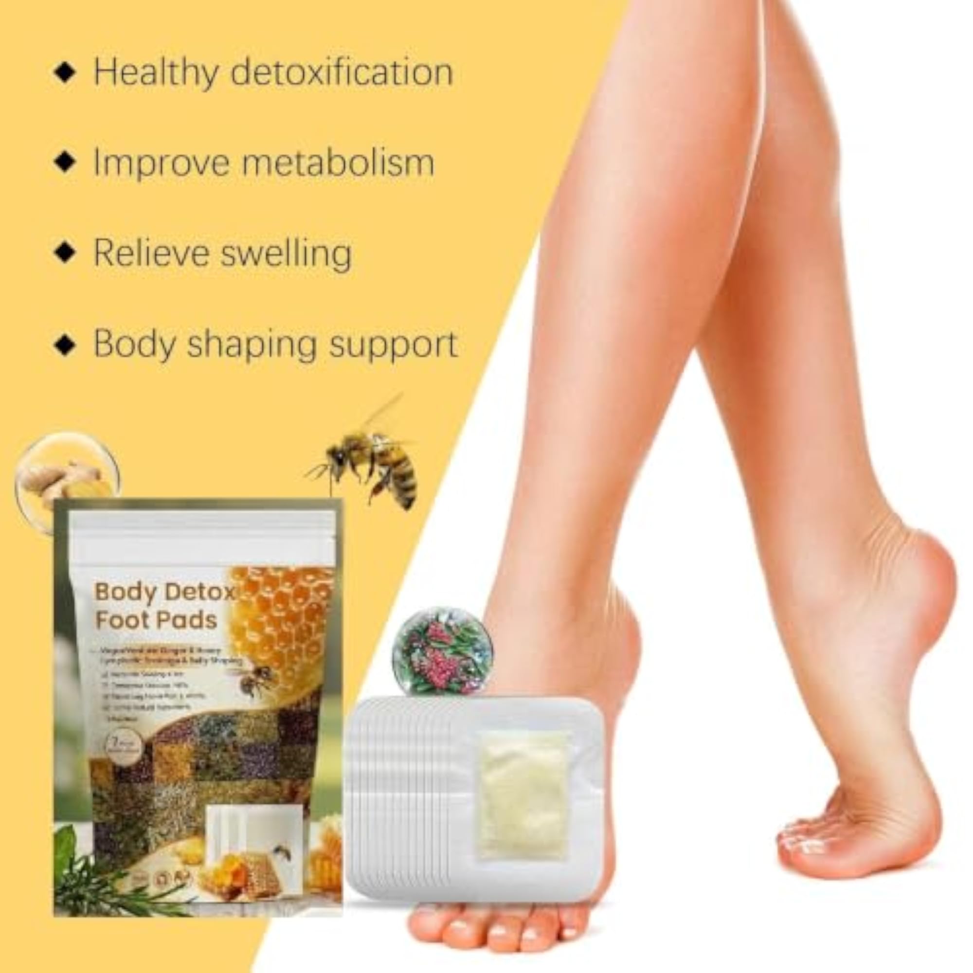 Venom Herbal Detox Foot Patches for Stress Relief